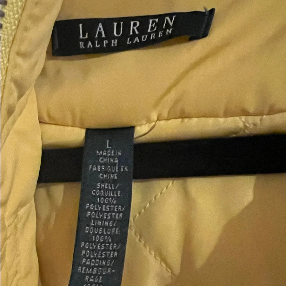 Ralph Lauren Yellow Women's Jacket - Picture 2 of 8